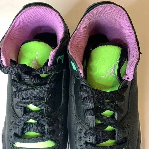Jordan Retro 3 Sneakers GS Electric Green Youth 4 New - Picture 7 of 11
